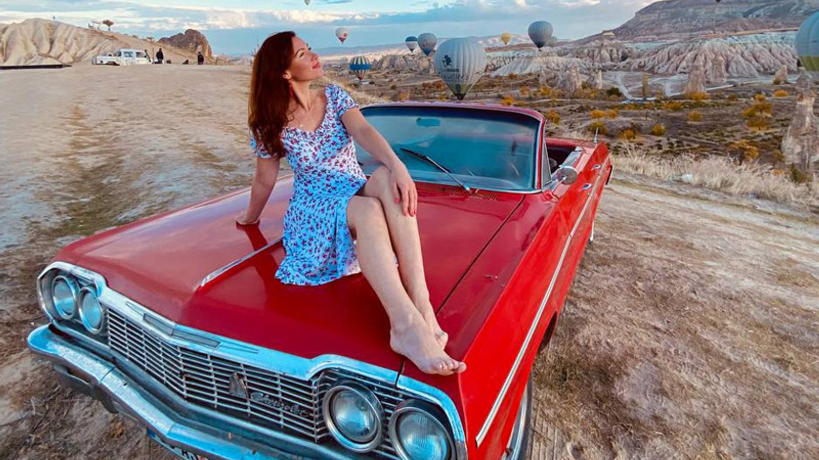 Cappadocia Sunset Vintage Classic Car Safari